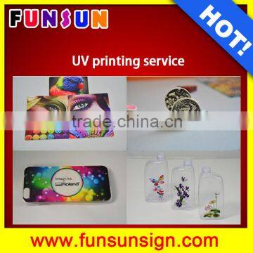 CD card ID USB card printing services high printing quality and low printing cost by A3 UV flatbed printer