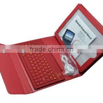 For Apple IPad 3 Bluetooth Keyboard Leahter Cases