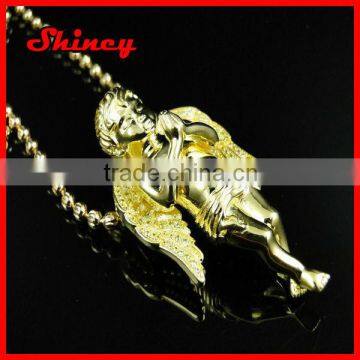 white gold,rose gold,gold,black gold 4 color available beads chain match 18k gold angle necklace