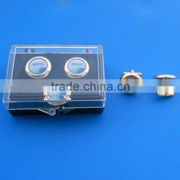 off-set printing alibaba china supplier can be custom fashion cufflink with plastic box