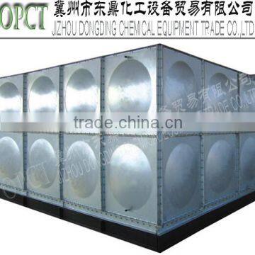 Galvanized water storage tank with ISO certificate