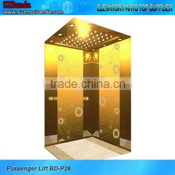 Passenger Elevator 2.5m/s 1350kg / elevator parts / Lift cabin