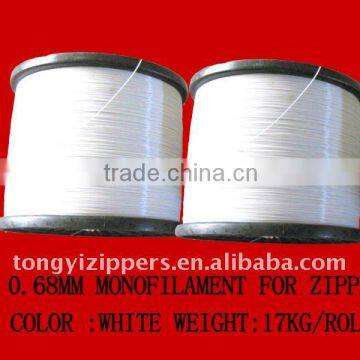 0.68mm monofilament yarn for nylon zipper