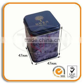 Square Small Tea Tins