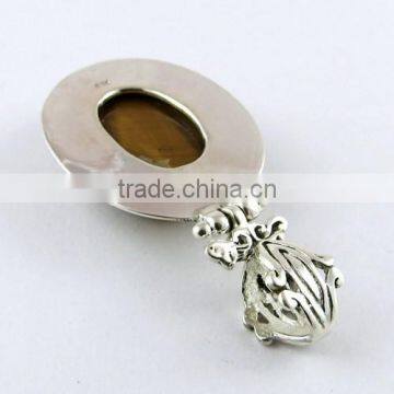 Honey Without Flowers !! Tiger's Eye 925 Sterling Silver Pendant, Handmade Silvber Jewelry, Silvber Jewelry photo-5