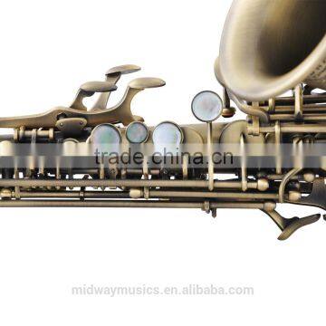 MSSC-302 Vintage Bronze Curved Soprano Saxophone From China Supplier photo-4