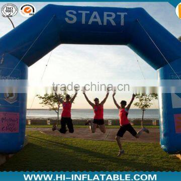 custom logo advertising inflatable start line arch for sport event