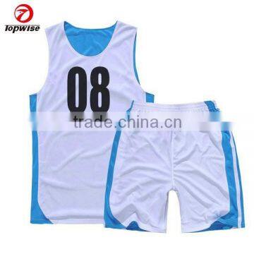 Fashion 100% Polyester Customized Team Basketball Apparel