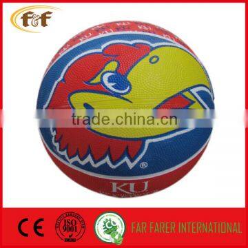 6# promotional rubber basket ball