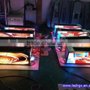 Hot Factory Supply Shenzhen P5mm High Brightness Wireless 3G Asychronous Led Taxi Sign/led Taxi Roof Sign/taxi Top Led Display