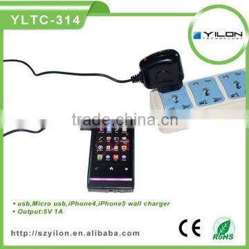 Original Design Hot Sales Universal Portable V8 Home/travel Charger