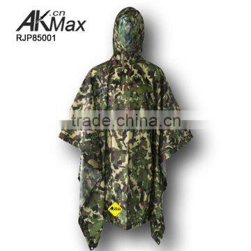 Canadian Camouflage Cape Military Poncho With Tent Purpose