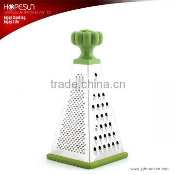 Hot sell colorful fruit and vegetable tools stainless steel triangle vegetable grater                        
                                                                                Supplier's Choice