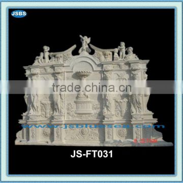 wall decorative stone garden fountain for sale