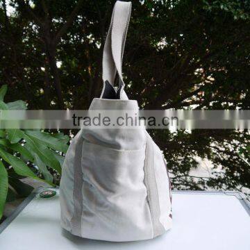 2015 New Design Canvas Folding Shopping Bag Portable Eco Friendly Shopping Bag Made in China photo-3