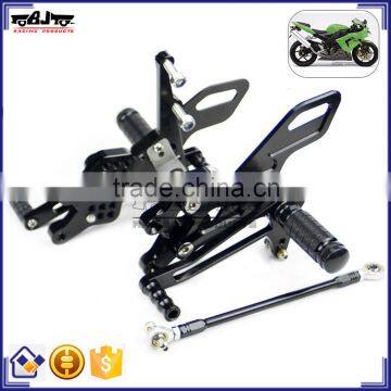 ARS-10R/04 High Quality CNC Racing Motorcycle Adjustable Rearsets for Kawasaki ZX-10/ ZX10R 04-05