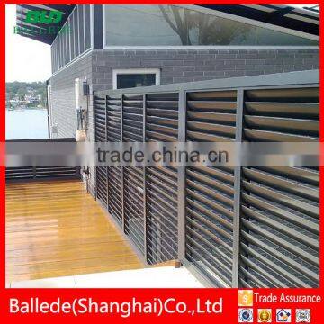 Vision Proof blade louver fence