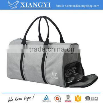 New arrival waterproof duffle travel bag sport bag with shoes bag