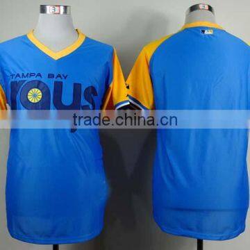 Promotion Hot Selling Front and Back Good View Throw Back Baseball Jersey,customized Original Throw Back Baseball Jersey photo-4