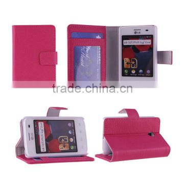 For LG Optimus L3 II E430 Newest Design Wallet Universal Case Cover Paypal Accepted