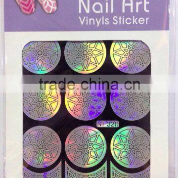 Nail Stencil Guide Vinyl Decal Sticker Sticker Hollow Tip Guides nail art stickers