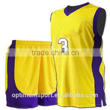 Design Polyester Basketball Uniform Basketball Jersey