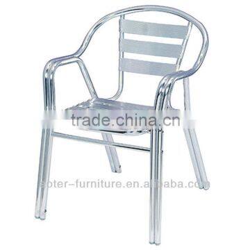 Garden outdoor metal cast aluminum chairs