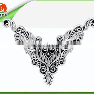 100% Cotton Embroidery Crochet Collar For Necklace Garment