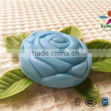 HOT SALE Hotel 30g flower soap with customized logo