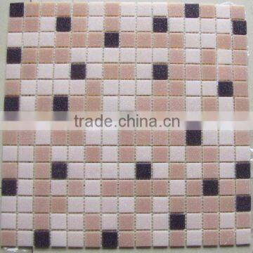 cheap square hot melt glass decorative china tile HM22