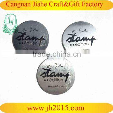 flat name label aluminum printing logo metal plate factory