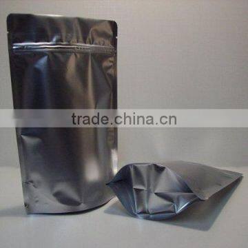 New Flat Black Matte Aluminum Mylar Foil Zip Lock Bags Pouch for food 12x18cm (4.7x7")