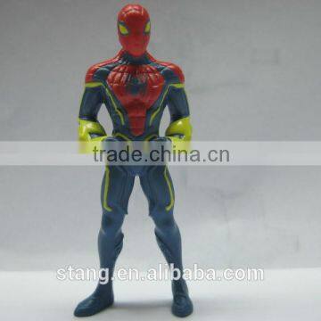 2014 Hot Sale 3D spiderman in Action Figure.PVC Little Spider-Man