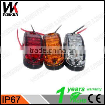 WEIKEN round mini led side marker light led light for trucks