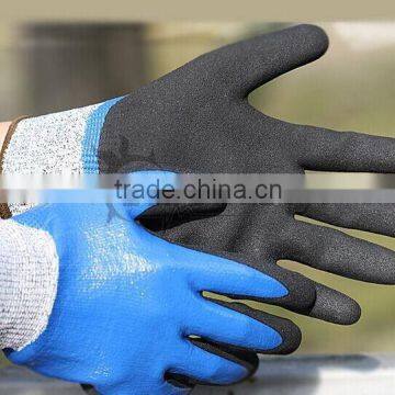 Useful HPPE Class 3 Cut Resistant Industrial Nitrile Palm Coated Safety Glove