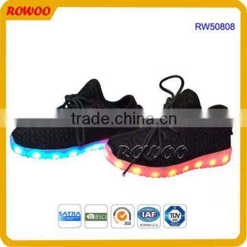 2016 new fashion shoes with lights Kids Sneakers Led Light up Kids Shoes