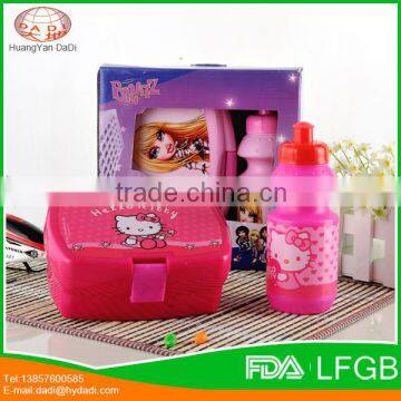 Customized Plastic Food Warmer Lunch Box for Kids , Kids Lunch Box With Water Bottle Quality Choice