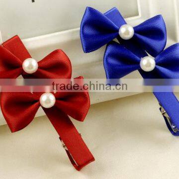 newest arrival magnetic beads make hair bow hari clip hair accessory for women