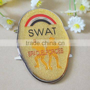 custom soft enamel collar pin for uniform