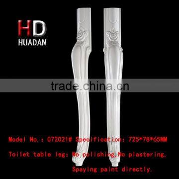 European Style Furniture Plastic Toilet Table Leg 072021# Dressing Table Furniture Leg
