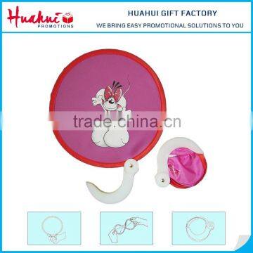 New Product Customized Logo Nylon Hand Fan/Nylon Folding Hand Fan/Nylon Fan