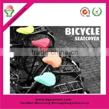 hot sell promotional silk-screen logo polyester nylon pvc saddle cover bicycle seat cover                        
                                                Quality Choice