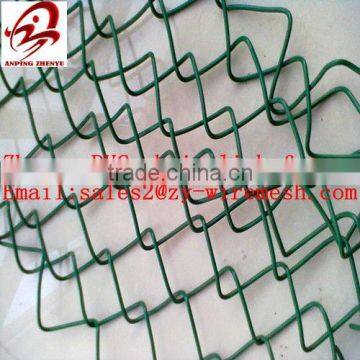 PVC coated chain link fence