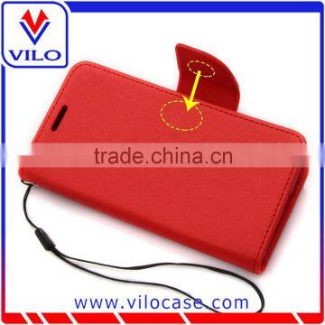 Flip Leather Wallet Case for LG Tribute 2 / LS665 photo-6