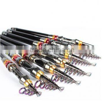 Portable Carbon Fiber Telescopic Fishing Rod Retractable Travel Spinning Fishing Pole ,Saltwater Boat Sea Rod photo-3