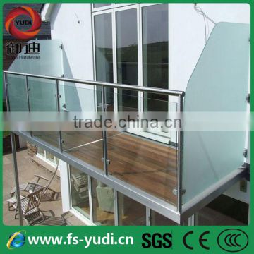 Factory prices decorative glass balcony railing