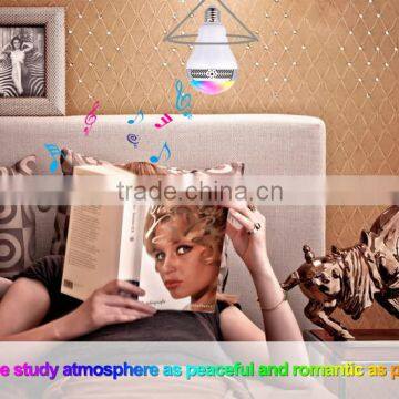 2016 High Sound Quality E27 Base Rgb Colorful Bluetooth Speaker Led Wireless Portable Speaker Led Music Bulb photo-6