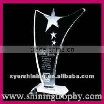 2015 china paperweight cheap crystal trophy in dubai