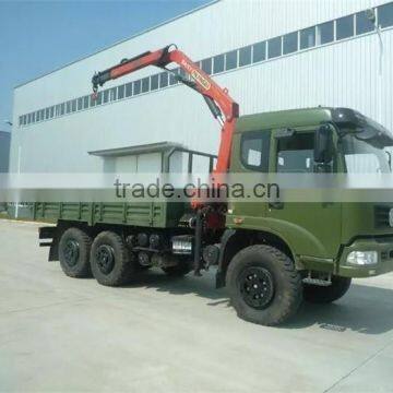 China DONGFENG 6*6 truck crane with 4ton for sale