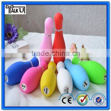 Bowling portable portable battery Pack/colorful bowling mobile power for cellphone